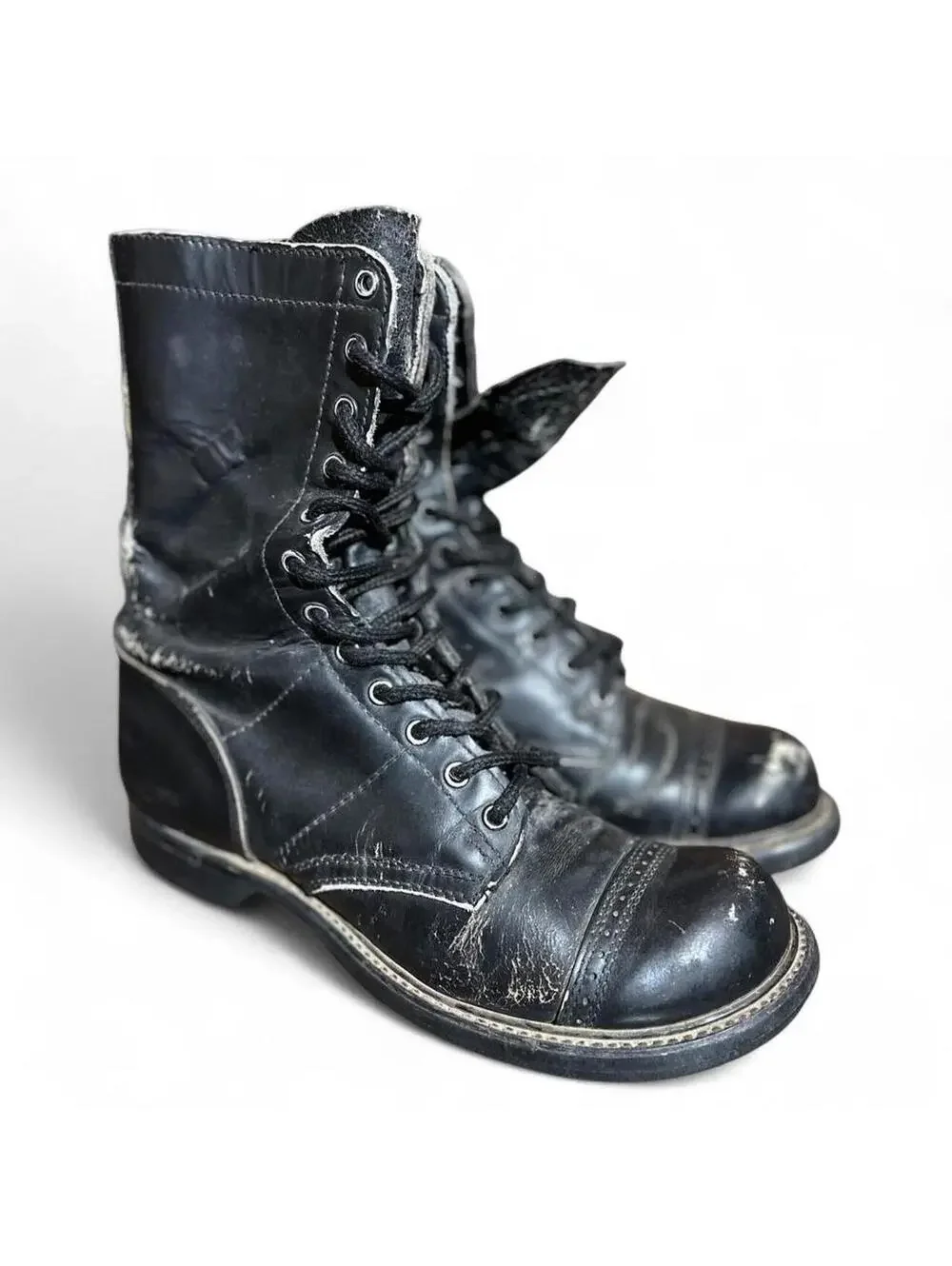 Vintage Double H Quality Combat Jump Boots